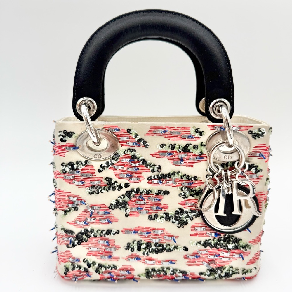 Lady Dior Satin Mini Christian Dior Bag - Picture 2 of 9